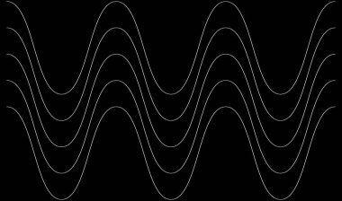 Dalgalı, zig-zag, çapraz çizgiler. Dalgalanan çizgiler