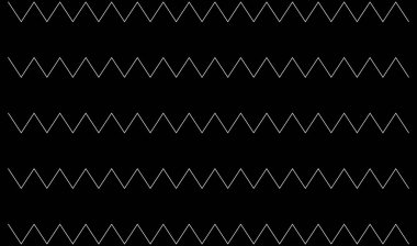 Dalgalı, zig-zag, çapraz çizgiler. Dalgalanan çizgiler