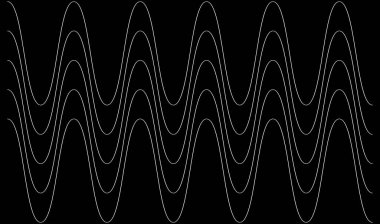 Dalgalı, zig-zag, çapraz çizgiler. Dalgalanan çizgiler