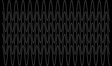 Dalgalı, zig-zag, çapraz çizgiler. Dalgalanan çizgiler