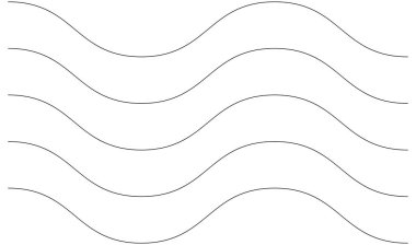 Dalgalı, zig-zag, çapraz çizgiler. Dalgalanan çizgiler