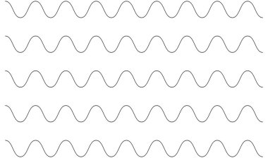 Dalgalı, zig-zag, çapraz çizgiler. Dalgalanan çizgiler