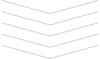 Dalgalı, zig-zag, çapraz çizgiler. Dalgalanan çizgiler