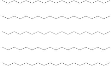 Dalgalı, zig-zag, çapraz çizgiler. Dalgalanan çizgiler