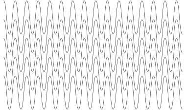 Dalgalı, zig-zag, çapraz çizgiler. Dalgalanan çizgiler