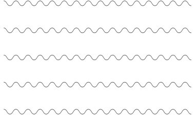 Dalgalı, zig-zag, çapraz çizgiler. Dalgalanan çizgiler