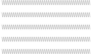 Dalgalı, zig-zag, çapraz çizgiler. Dalgalanan çizgiler