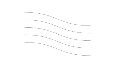 Dalgalı, zig-zag, çapraz çizgiler. Dalgalanan çizgiler