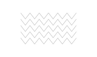 Dalgalı, zig-zag, çapraz çizgiler. Dalgalanan çizgiler