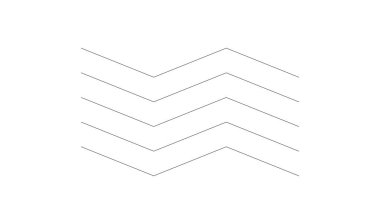 Dalgalı, zig-zag, çapraz çizgiler. Dalgalanan çizgiler