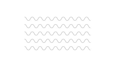 Dalgalı, zig-zag, çapraz çizgiler. Dalgalanan çizgiler