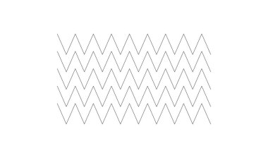 Dalgalı, zig-zag, çapraz çizgiler. Dalgalanan çizgiler