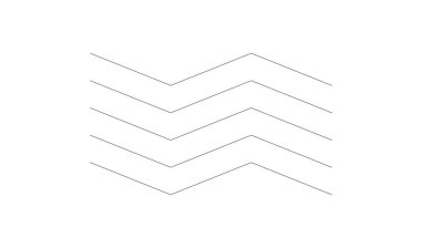 Dalgalı, zig-zag, çapraz çizgiler. Dalgalanan çizgiler