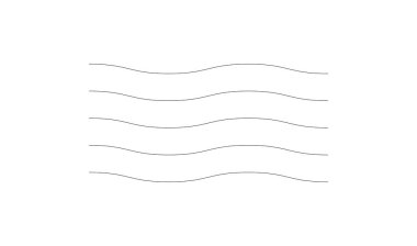 Dalgalı, zig-zag, çapraz çizgiler. Dalgalanan çizgiler