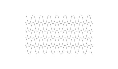 Dalgalı, zig-zag, çapraz çizgiler. Dalgalanan çizgiler
