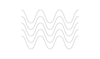 Dalgalı, zig-zag, çapraz çizgiler. Dalgalanan çizgiler