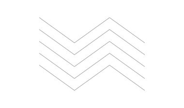 Dalgalı, zig-zag, çapraz çizgiler. Dalgalanan çizgiler