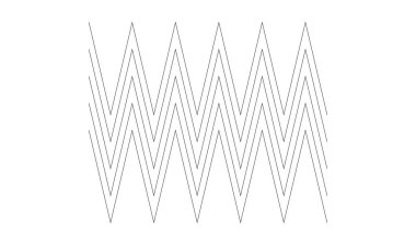 Dalgalı, zig-zag, çapraz çizgiler. Dalgalanan çizgiler