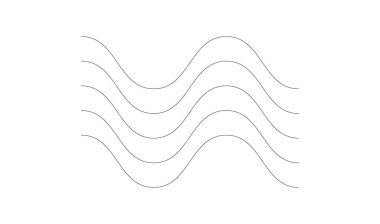 Dalgalı, zig-zag, çapraz çizgiler. Dalgalanan çizgiler