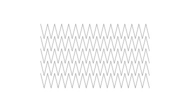 Dalgalı, zig-zag, çapraz çizgiler. Dalgalanan çizgiler