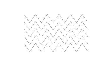 Dalgalı, zig-zag, çapraz çizgiler. Dalgalanan çizgiler