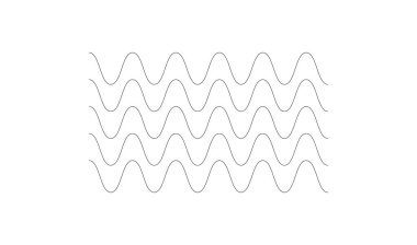 Dalgalı, zig-zag, çapraz çizgiler. Dalgalanan çizgiler