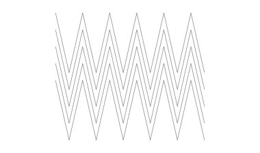 Dalgalı, zig-zag, çapraz çizgiler. Dalgalanan çizgiler