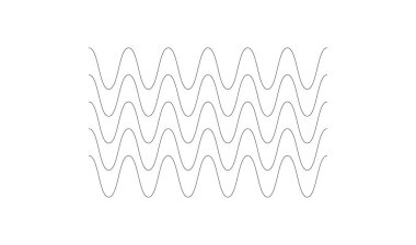 Dalgalı, zig-zag, çapraz çizgiler. Dalgalanan çizgiler