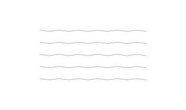 Dalgalı, zig-zag, çapraz çizgiler. Dalgalanan çizgiler