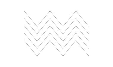 Dalgalı, zig-zag, çapraz çizgiler. Dalgalanan çizgiler