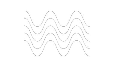 Dalgalı, zig-zag, çapraz çizgiler. Dalgalanan çizgiler