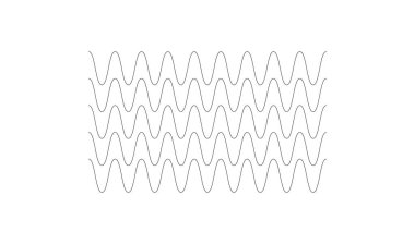 Dalgalı, zig-zag, çapraz çizgiler. Dalgalanan çizgiler
