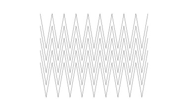 Dalgalı, zig-zag, çapraz çizgiler. Dalgalanan çizgiler