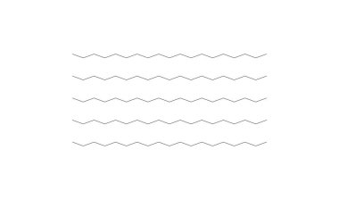 Dalgalı, zig-zag, çapraz çizgiler. Dalgalanan çizgiler