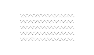 Dalgalı, zig-zag, çapraz çizgiler. Dalgalanan çizgiler