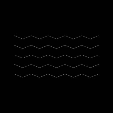 Dalgalı, zig-zag, çapraz çizgiler. Dalgalanan çizgiler