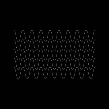 Dalgalı, zig-zag, çapraz çizgiler. Dalgalanan çizgiler