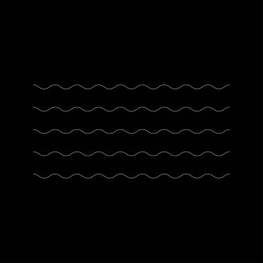 Dalgalı, zig-zag, çapraz çizgiler. Dalgalanan çizgiler