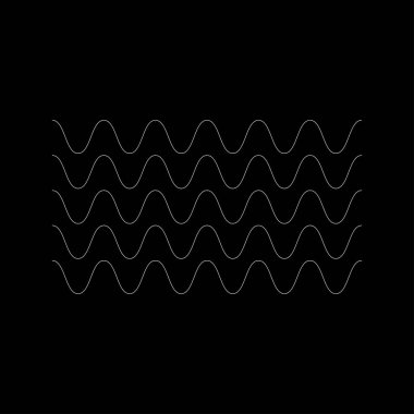 Dalgalı, zig-zag, çapraz çizgiler. Dalgalanan çizgiler