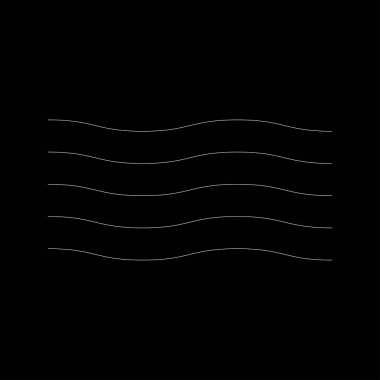 Dalgalı, zig-zag, çapraz çizgiler. Dalgalanan çizgiler