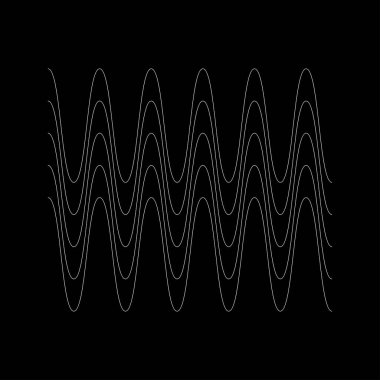 Dalgalı, zig-zag, çapraz çizgiler. Dalgalanan çizgiler