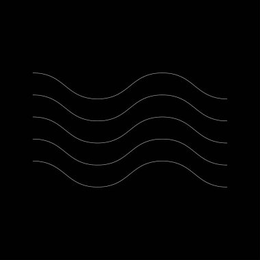 Dalgalı, zig-zag, çapraz çizgiler. Dalgalanan çizgiler