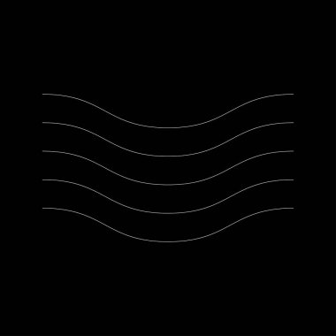 Dalgalı, zig-zag, çapraz çizgiler. Dalgalanan çizgiler