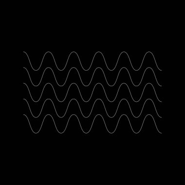 Dalgalı, zig-zag, çapraz çizgiler. Dalgalanan çizgiler