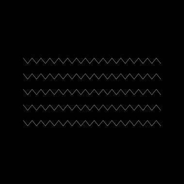 Dalgalı, zig-zag, çapraz çizgiler. Dalgalanan çizgiler