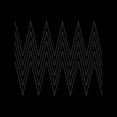 Dalgalı, zig-zag, çapraz çizgiler. Dalgalanan çizgiler