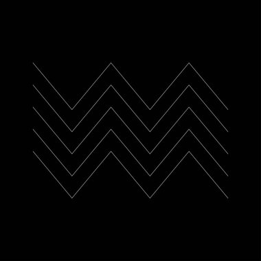 Dalgalı, zig-zag, çapraz çizgiler. Dalgalanan çizgiler