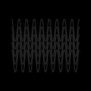 Dalgalı, zig-zag, çapraz çizgiler. Dalgalanan çizgiler