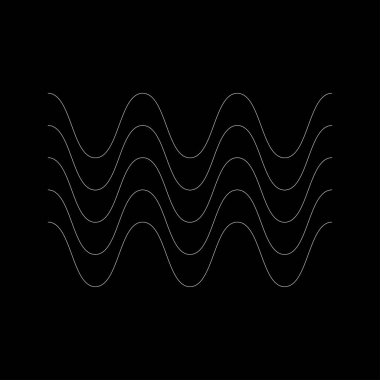 Dalgalı, zig-zag, çapraz çizgiler. Dalgalanan çizgiler