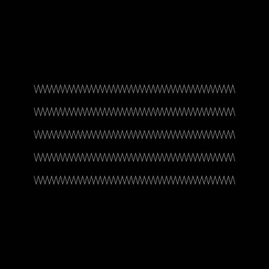 Dalgalı, zig-zag, çapraz çizgiler. Dalgalanan çizgiler